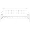 vidaXL Daybed Frame White 90 x 200 cm Powder-Coated Steel