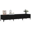 vidaXL TV Cabinet Black 150x34,5x30 cm Engineered Wood