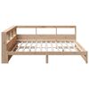 vidaXL Bookcase Bed without Mattress 200x200 cm Solid Wood Pine