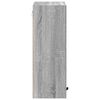 vidaXL Bathroom Cabinet Wall-mounted Grey Sonoma 39 x 23.5 x 65 cm