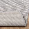vidaXL Area Rugs Rectangular LUGO Cream and Grey 200 x 80 cm Polyester