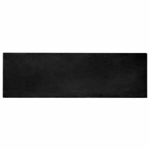 vidaXL Faux Rabbit Fur Rug Olite Black 80 x 250 cm Polyester