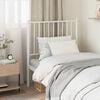 vidaXL Metal Replace Headboard White 75 cm