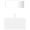 vidaXL Bathroom Furniture Set White Engineered Wood