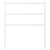 vidaXL Metal Replace Headboard White 75 cm