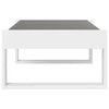 vidaXL Coffee Table with Infinity LED White 90x53x30 cm
