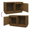 vidaXL TV Cabinet Honey Brown 74x35x44 cm Solid Wood Pine