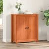 vidaXL Sideboard Wax Brown 70 x 35 x 80 cm Solid Pine Wood