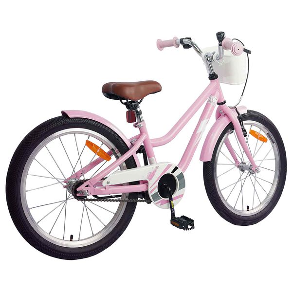 vidaXL Kids Bike 18'' for 5-7 Years Old Light Pink