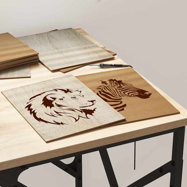 vidaXL Decor Panels 150 pcs Sonoma Oak 15 x 21 x 0.27 cm