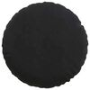 vidaXL Seat Cushions 2 pcs Black Ø80 x 29 cm Velvet