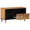 vidaXL TV Cabinet Natural 80 x 33.5 x 46 cm Solid Mango Wood