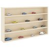 vidaXL Wall Display Case Beige 60 x 8.5 x 37 cm Engineered Wood