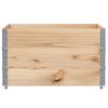 vidaXL Pallet Collars 3 pcs 100x100 cm Solid Wood Pine