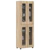 vidaXL Highboard FLORIN Sonoma Oak 60 x 35 x 182 cm Engineered Wood
