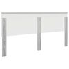 vidaXL Headboard with Headboard Grey Sonoma 200 cm Engineered wood