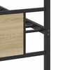 vidaXL Bed Frame without Mattress Sonoma Oak 80x200 cm Engineered Wood