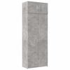 vidaXL Storage Cabinet Concrete Grey 80x42,5x225 cm Engineered Wood