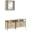 vidaXL Bathroom Furniture Set 3 pcs Brown 80 x 30 x 60 cm
