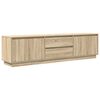 vidaXL TV Cabinet with LED Lights Sonoma Oak 193.5x41x50 cm