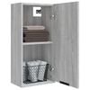 vidaXL Wall-mounted Bathroom Cabinet Grey Sonoma 32x20x67 cm