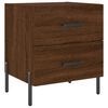 vidaXL Bedside Cabinets 2 pcs Brown Oak 40x35x47.5 cm Engineered Wood