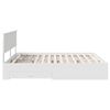vidaXL Bed Frame with Headboard White 180 x 200 cm Engineered Wood