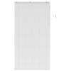 vidaXL Venetian Blind White 130 x 250 cm 35 mm Solid Paulownia Wood