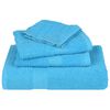 vidaXL Bath Towels "FROGN" 2 pcs Turquoise 100x150 cm 360 gsm