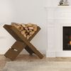 vidaXL Log Holder Honey Brown 47x39.5x48 cm Solid Wood Pine