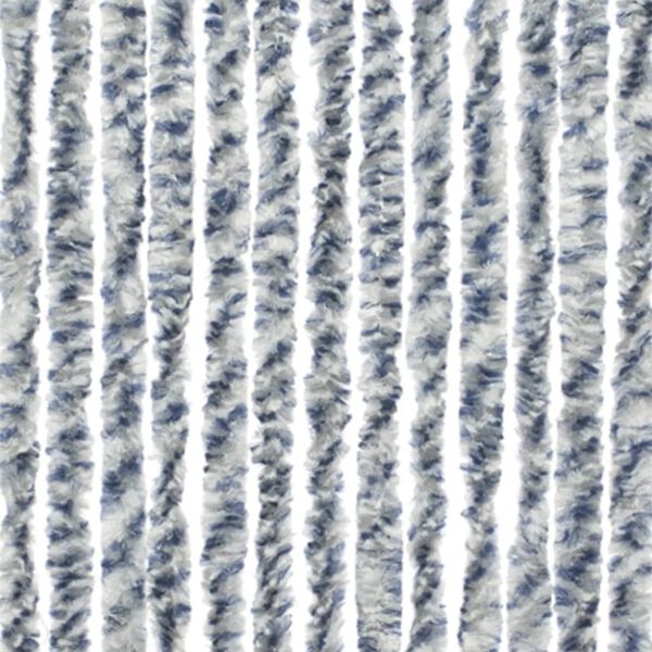 Travellife Fly Curtain for Door Chenille Rain 185x56 cm Grey and Blue