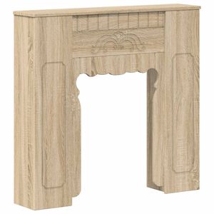 vidaXL Fireplace Surround Sonoma Oak 93 x 20 x 89 cm Engineered Wood