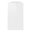 vidaXL TV Cabinet High Gloss White 104x30x52 cm Engineered Wood
