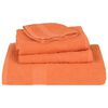 vidaXL Bath Towels "FROGN" 4 pcs Orange 100x150 cm 360 gsm