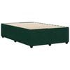 vidaXL Bed Frame without Mattress Dark Green 120x200 cm Velvet