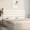 vidaXL Headboard White 120x3x80 cm Solid Wood Pine
