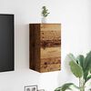 vidaXL Wall Mounted TV Cabinet 2 pcs Old Wood 30.5x30x30 cm
