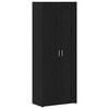 vidaXL Storage Cabinet Black oak 70 x 42.5 x 225 cm Engineered wood