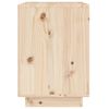 vidaXL Bedside Cabinet 40x35x50 cm Solid Wood Pine