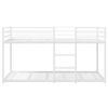 vidaXL Bunk Bed without Mattress White 80x200 cm Steel