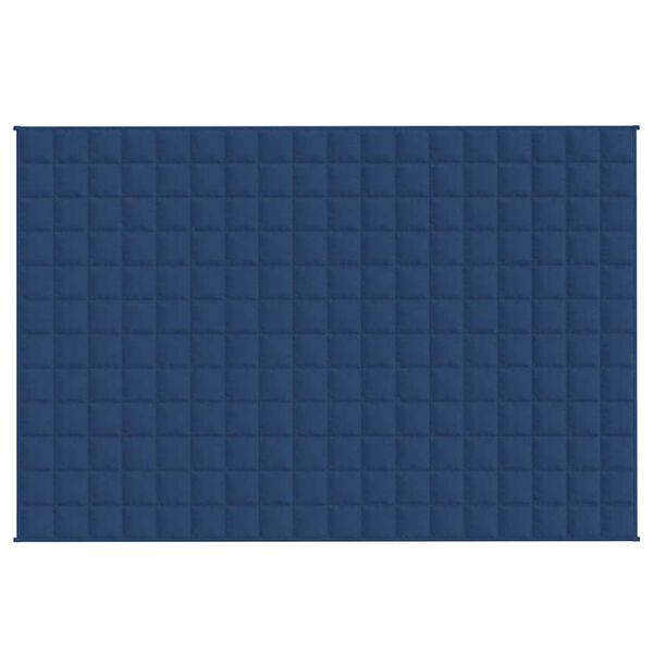 vidaXL Weighted Blanket Blue 120x180 cm 5 kg Fabric