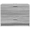 vidaXL Sink Cabinet Grey Sonoma 78x37x59 cm Engineered Wood