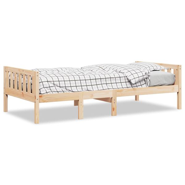 vidaXL Children's Bed without Mattress 75x190 cm Solid Wood Pine