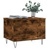 vidaXL Coffee Table Smoked Oak 60x44.5x45 cm Engineered Wood