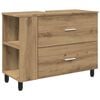 vidaXL Bathroom Vanity Unit Artisan Oak 80 x 35 x 60 cm