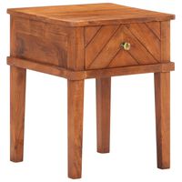 vidaXL Bedside Cabinet 40x40x50 cm Solid Acacia Wood
