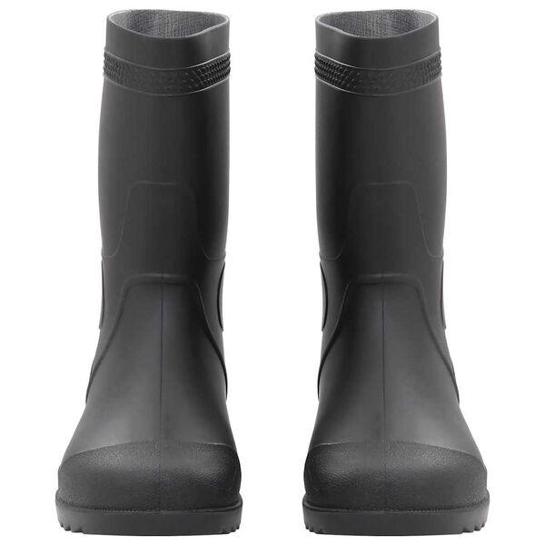 vidaXL Rain Boots Black Size 46 PVC