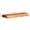vidaXL Wall Shelves 2 pcs 40x20x3.5 cm Solid Wood Acacia