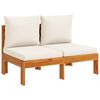 vidaXL 6 Piece Garden Sofa Set with Cushions Solid Wood Acacia