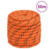 vidaXL Boat Rope Orange 18 mm 50 m Polypropylene